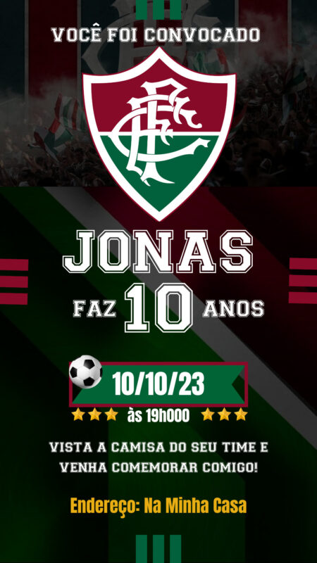 Convite Simples - Fluminese Futebol