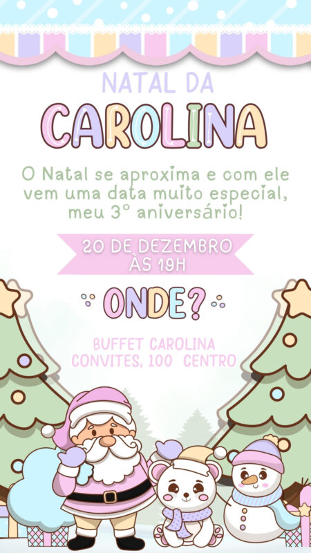 Convite Simples - Natal