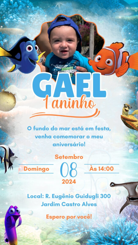 Convite Simples - Nemo