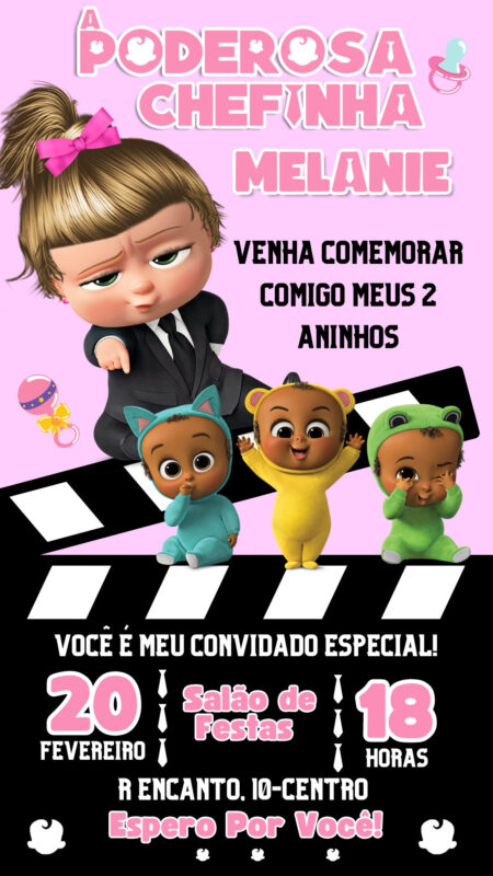 Convite Simples - Poderosa Chefinha