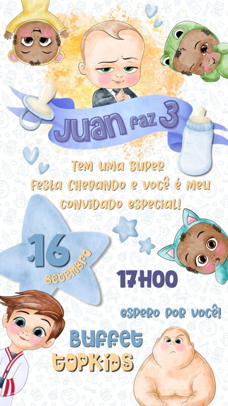 Convite Simples - Poderoso Chefinho #2