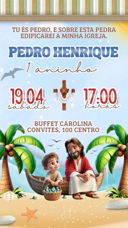 Convite Simples - Tu és Pedro