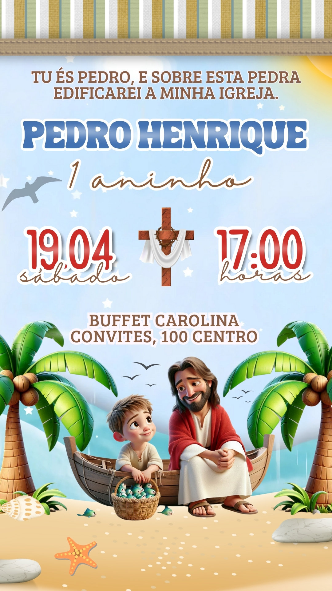 Convite Simples - Tu és Pedro