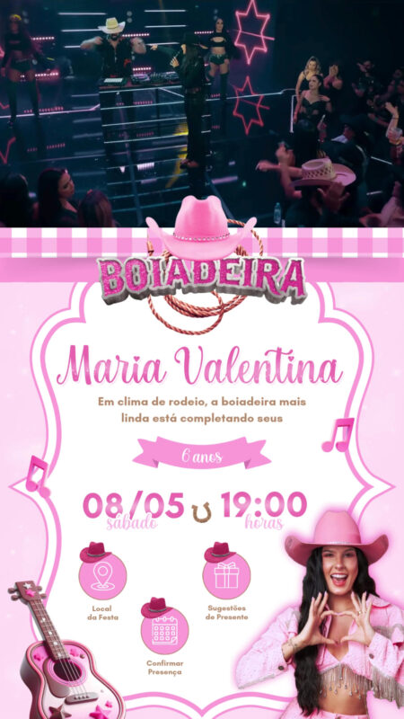 Convite Tecnológico - Ana Castela