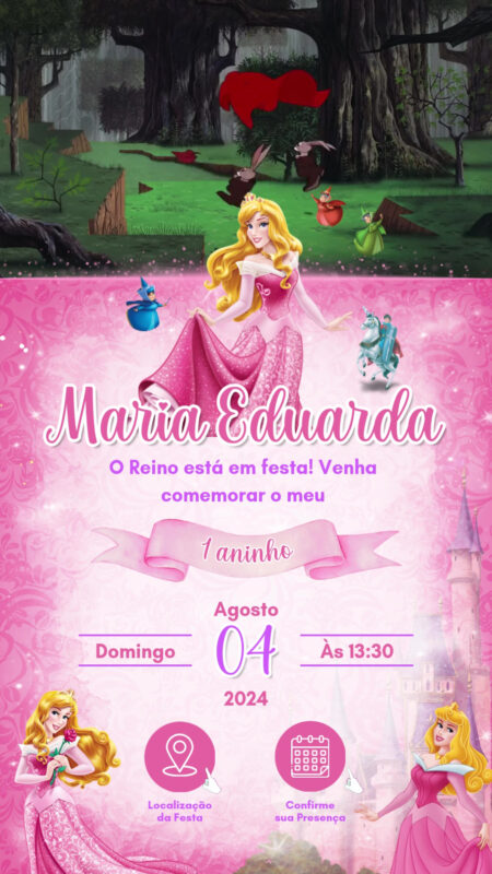 Convite Tecnológico - Convite Bela Adormecida
