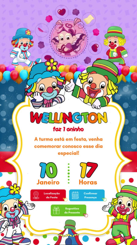 Convite Tecnológico - Patati Patatá