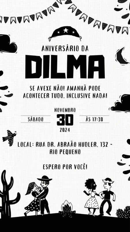 Convite Animado Simples - Forró