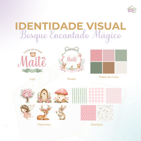 Identidade Visual - Bosque Encantado Mágico