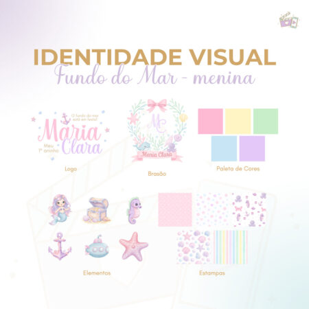Identidade Visual - Fundo do Mar - menina