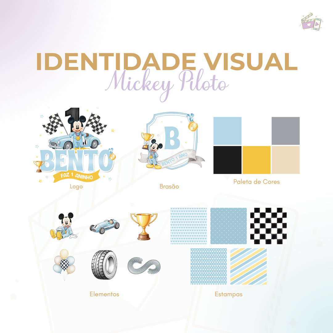 Identidade Visual - Mickey Piloto