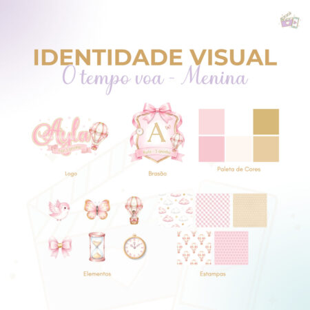 Identidade Visual - O tempo voa - Menina