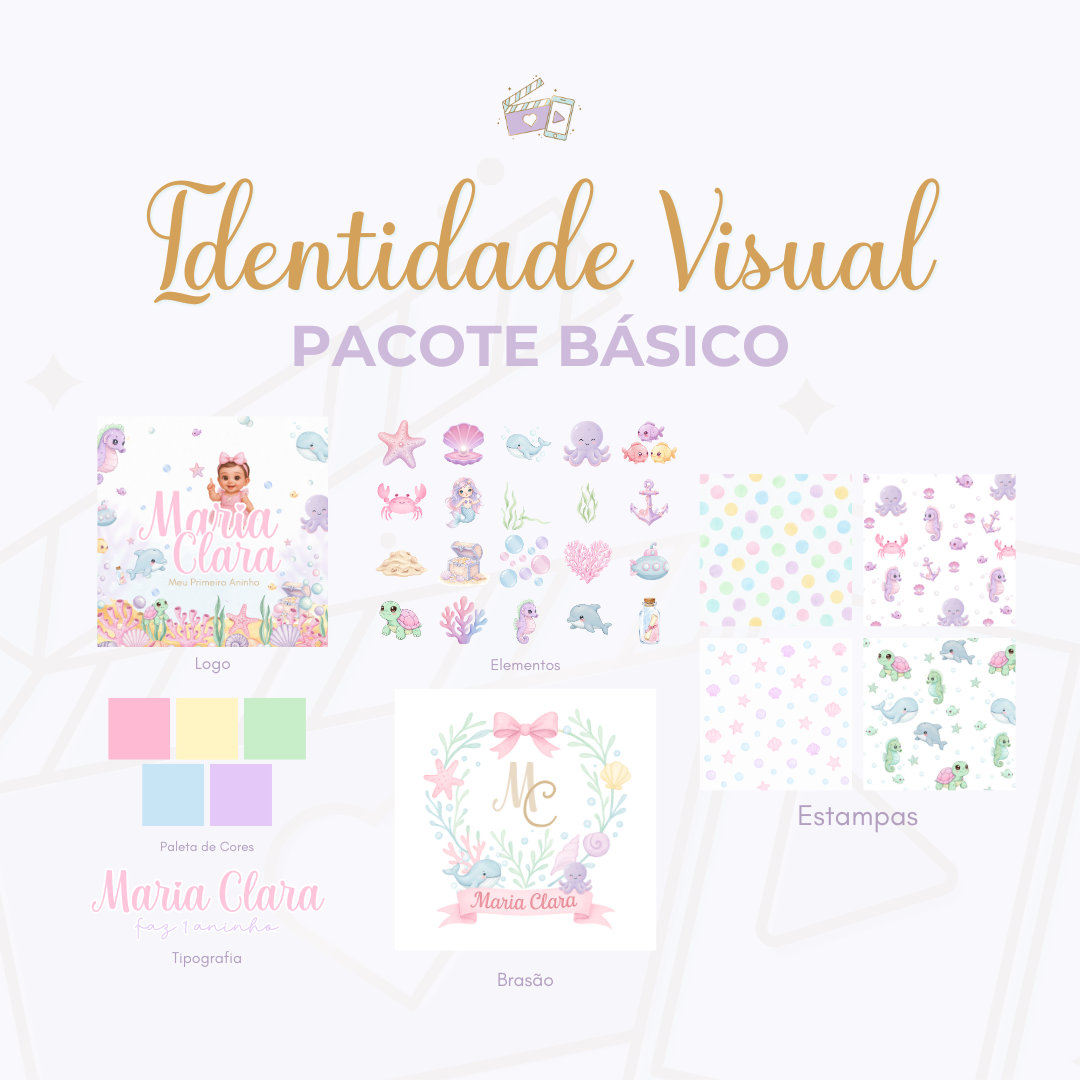 Identidade Visual para Eventos - Pacote Plus