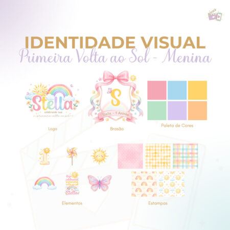 Identidade Visual - Primeira Volta ao Sol - Menina