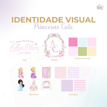 Identidade Visual - Princesas Cute