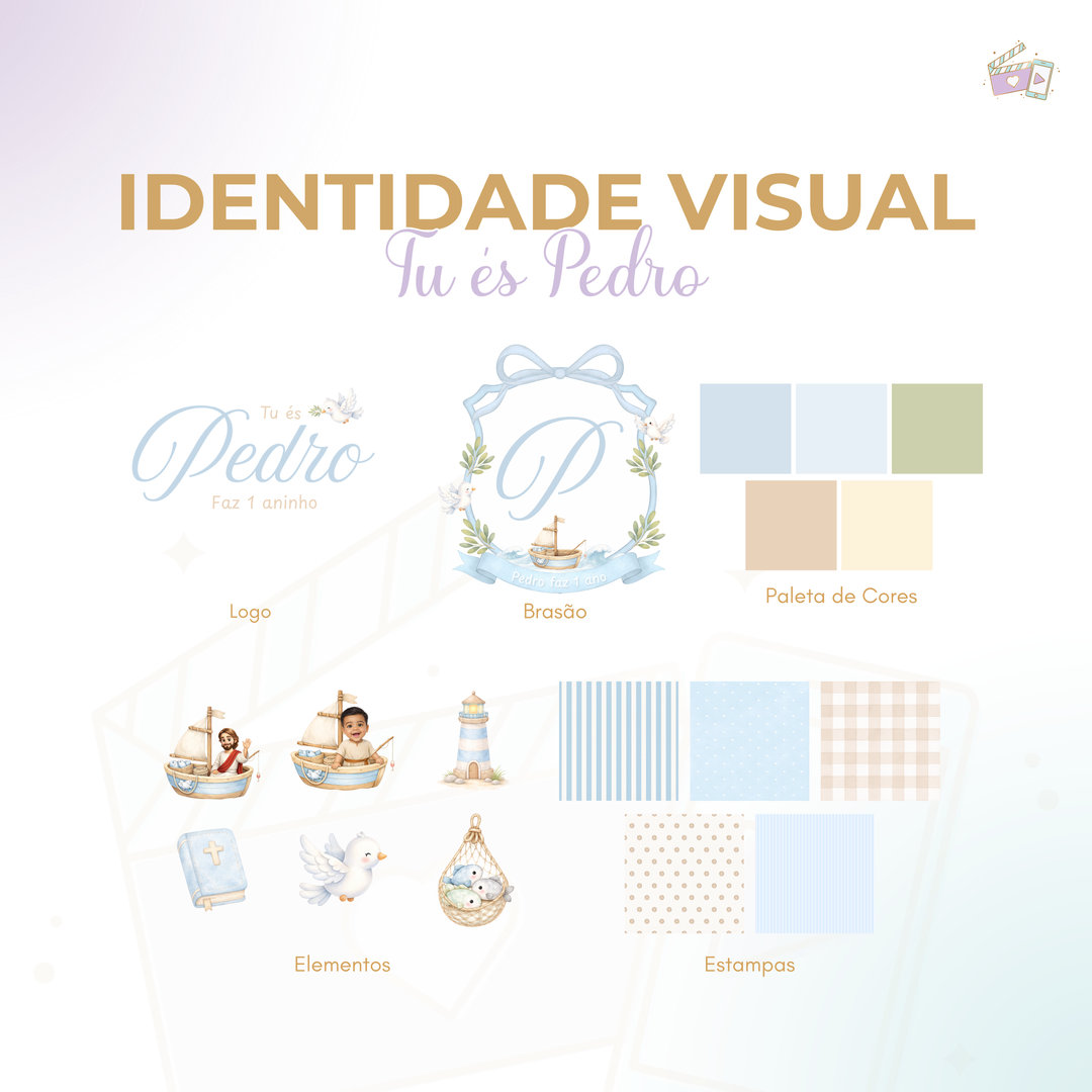 Identidade Visual - Tu és Pedro