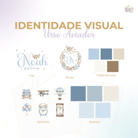 Identidade Visual - Urso Aviador